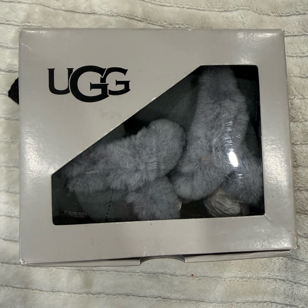 UGG Fluffy Gray Baby 0/1 Casual I Lassen Boots